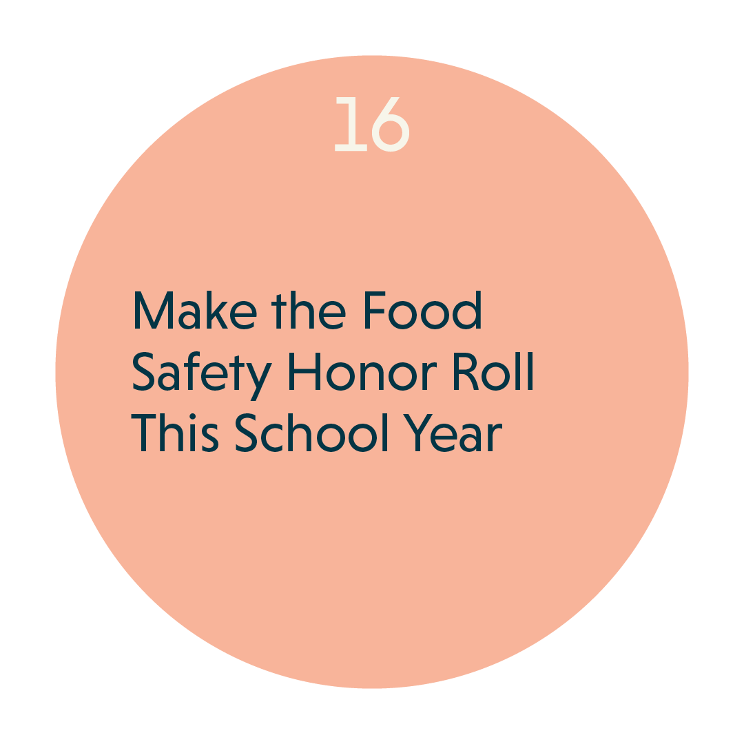 Make the Food Safety Honor Roll This School Year