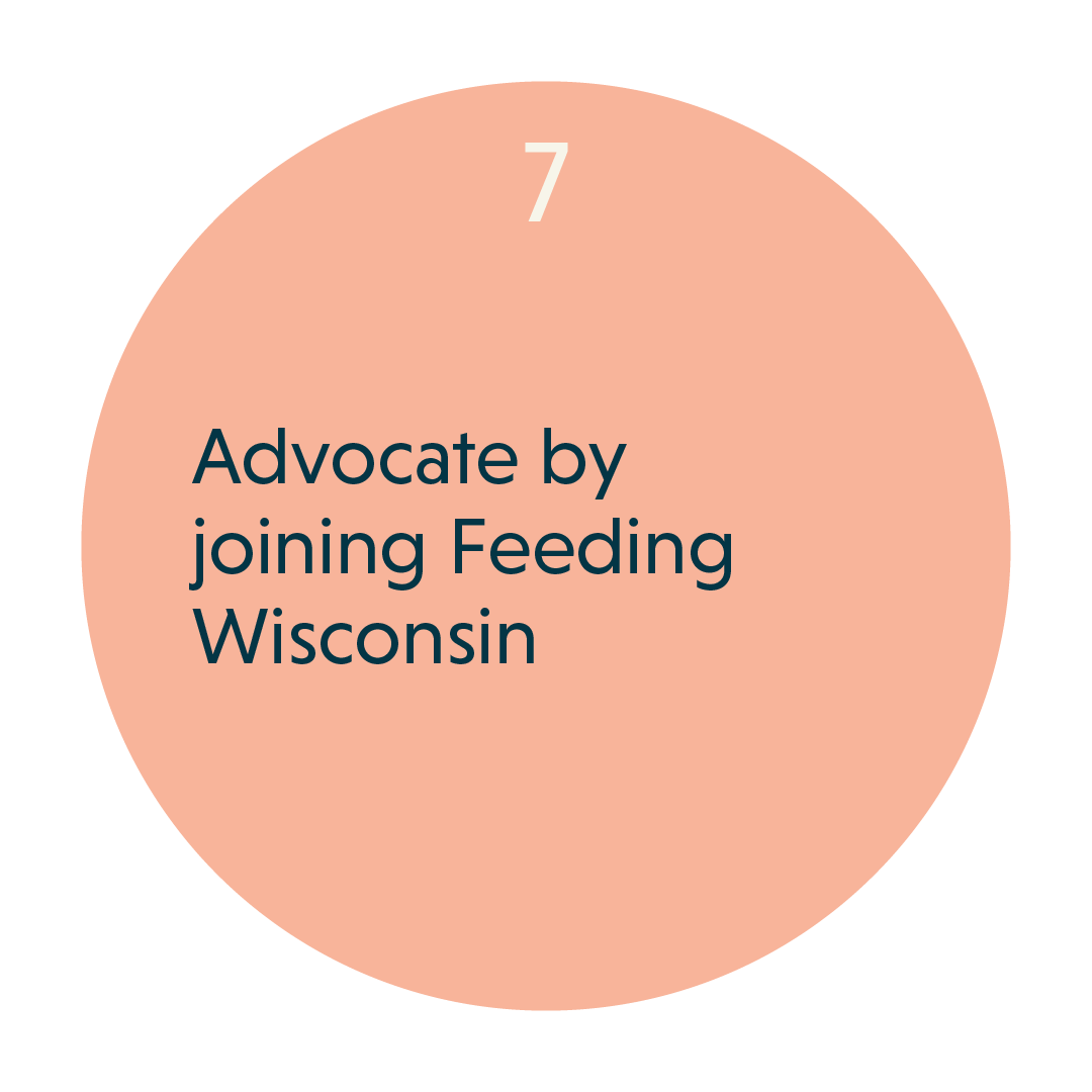 Advocate by joining Feeding Wisconsin